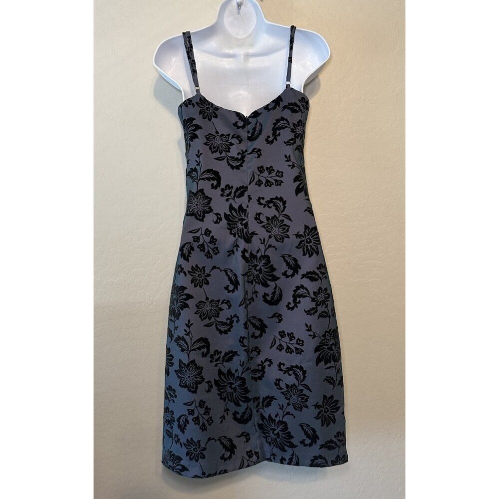Y2K Babydoll Fairy Whimsigoth Midi Dress Size 9 Purple‎ Burnt Velvet 2000’s - Picture 7 of 11